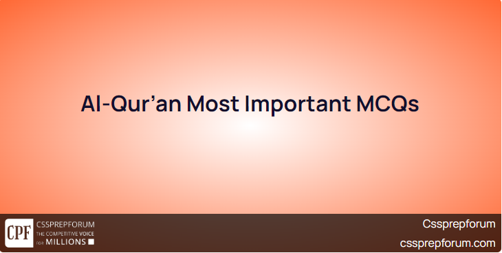 Al-Quran-Most-Important-MCQs.