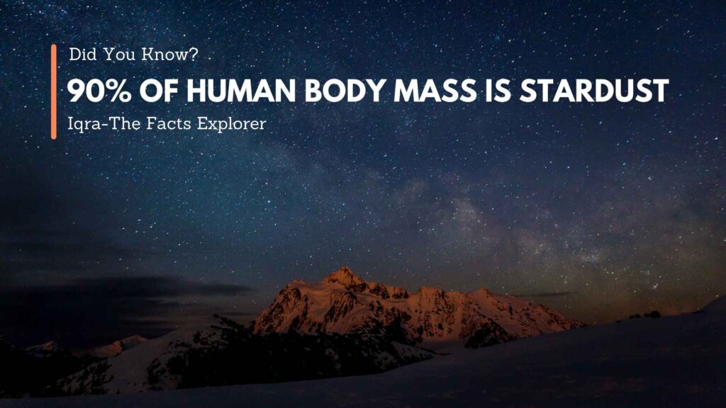 Do You Know How Much of a Human Body Contain Star-Dust