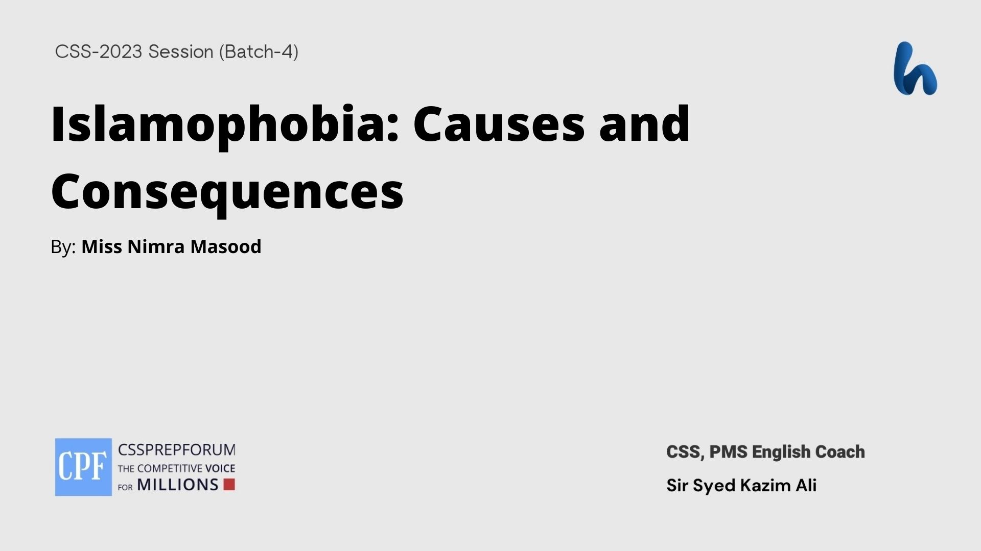 Islamophobia: Causes and Consequences | Essay for CSS, PMS