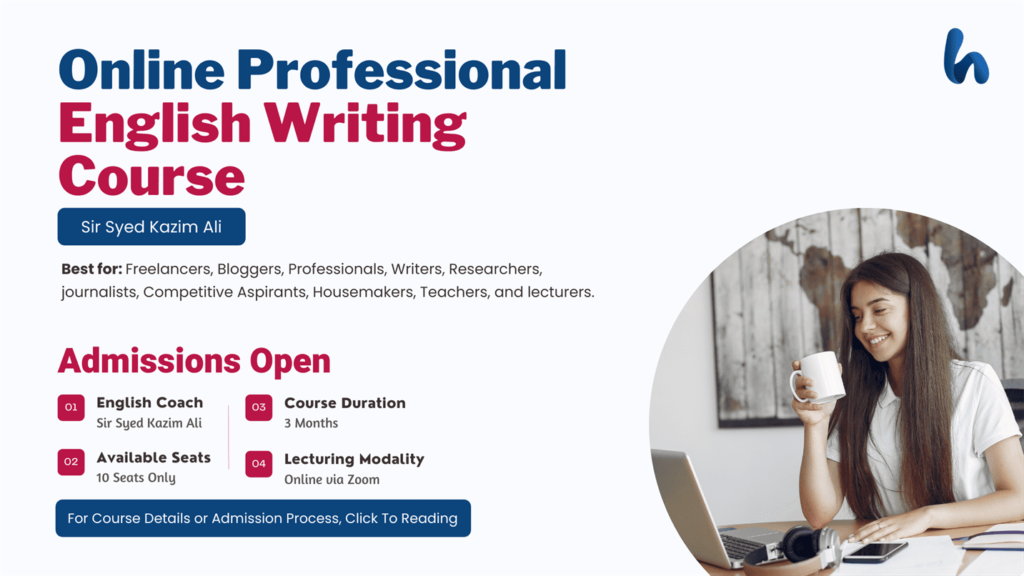 Professional english writing course