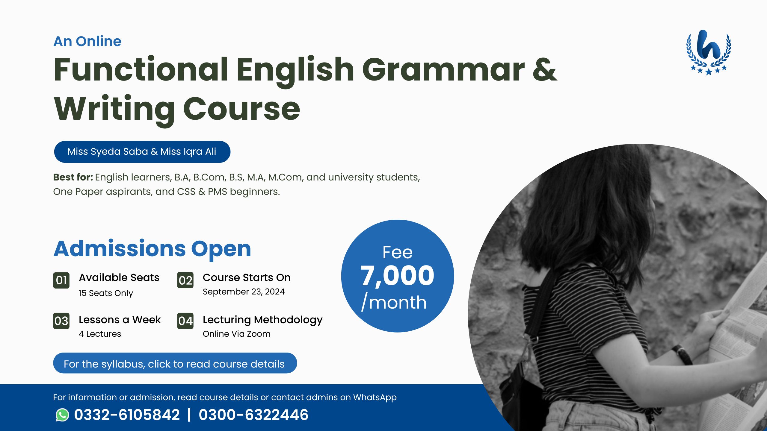 Online Functional English Grammar and Writing Course