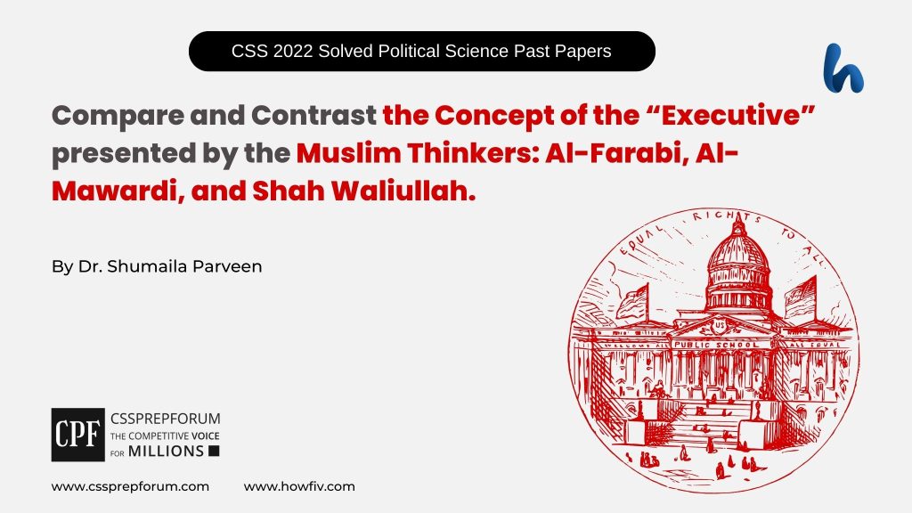 The concept of Executive presented by Muslim thinkers by Dr. Shumaila Parveen