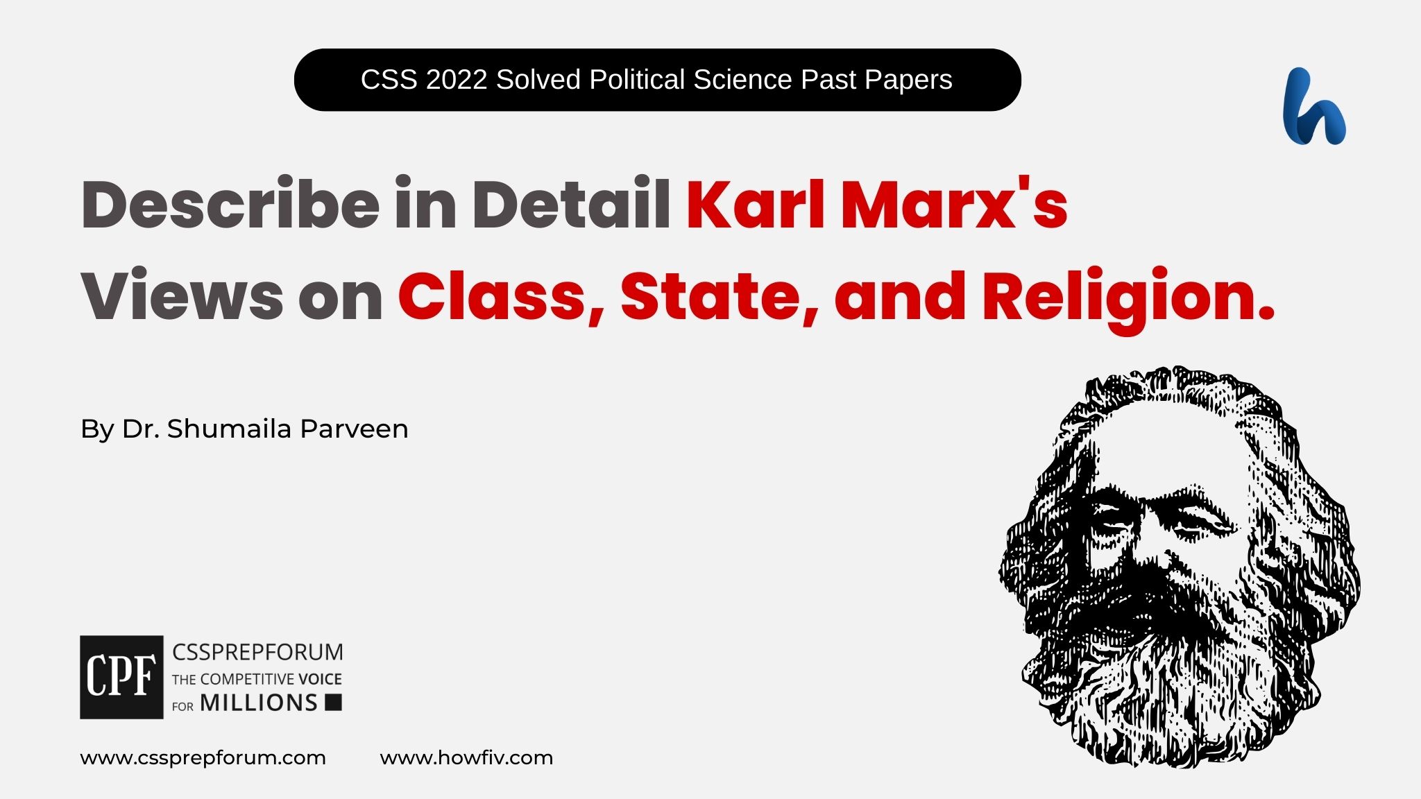 Karl Marx's views on class, state, and religion by Dr. Shumaila Parveen
