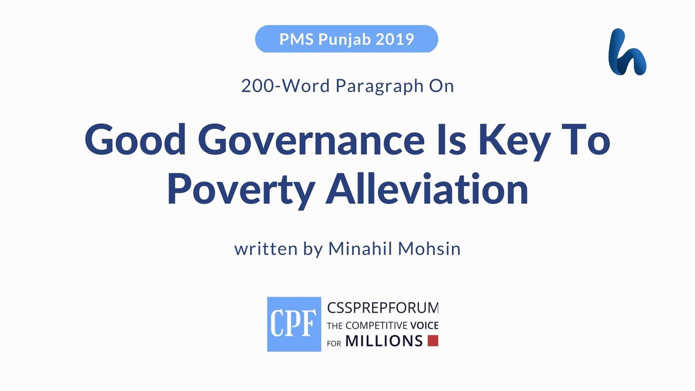 Good-Governance-Is-Key-To-Poverty-Alleviation