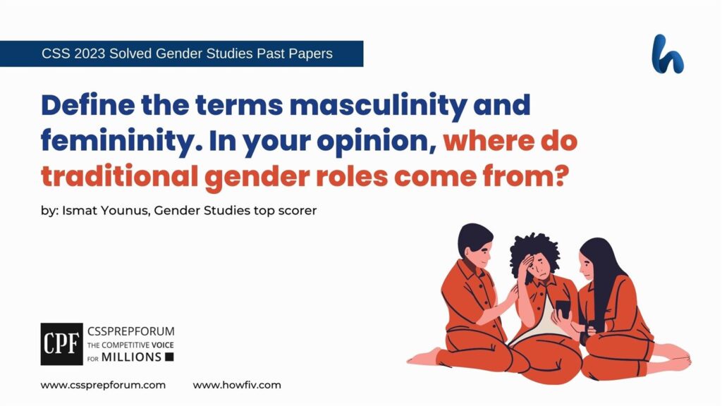 masculinity and femininity