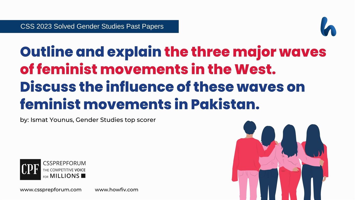 Outline-and-explain-the-three-major-waves-of-feminist-movements-in-the-West.-Discuss-the-influence-of-these-waves-on-feminist-movements-in-Pakistan