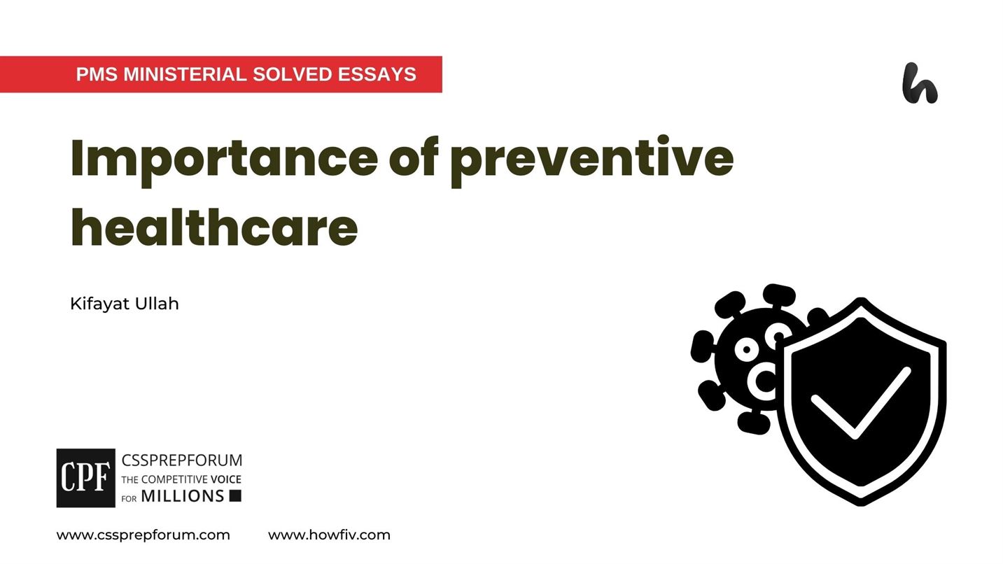 Importance of Preventive Healthcare