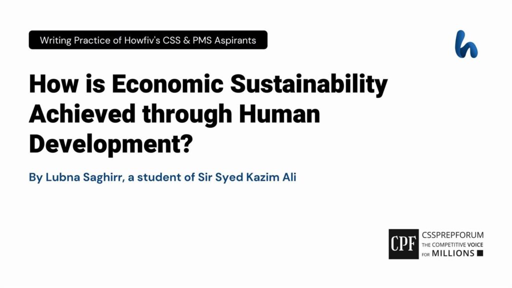 How-is-Economic-Sustainability-Achieved-through-Human-Development