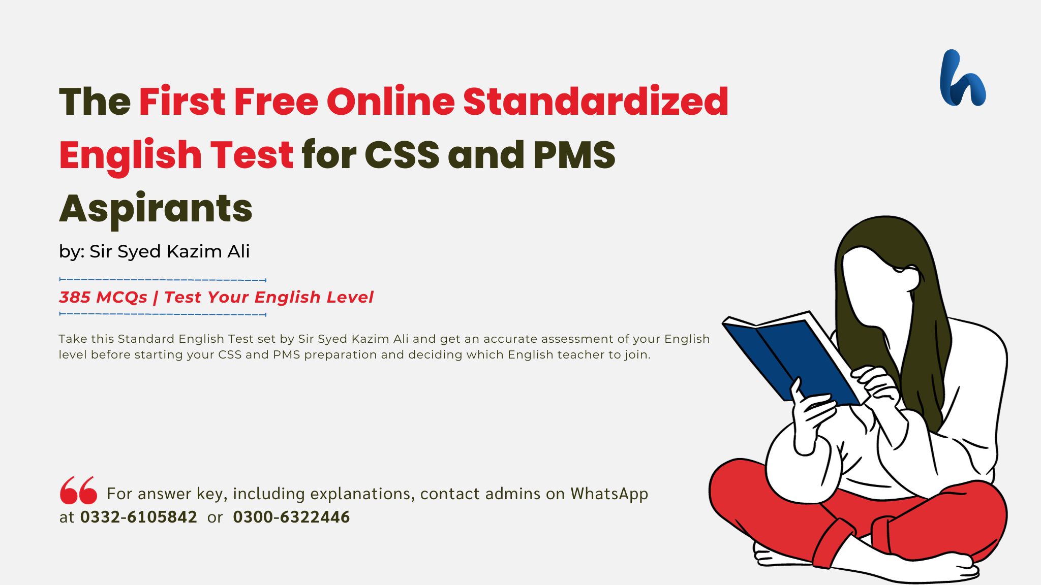 The First Free Online Standardized English Test for CSS and PMS Aspirants
