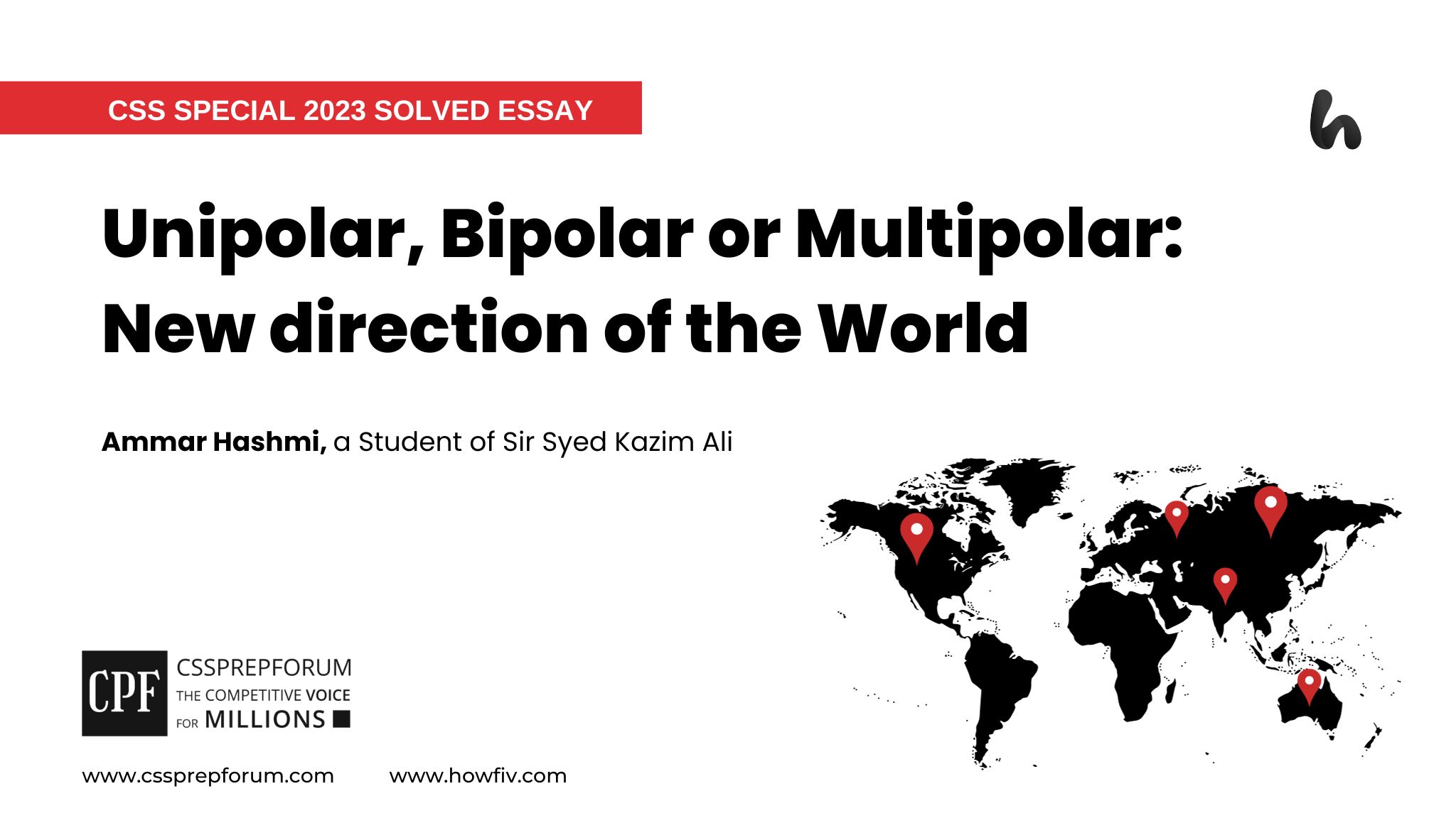 Although for decades, the world has seen the bipolar and then the unipolar system, in the contemporary world, both these systems have become obsolete and are now being replaced by a multipolar system