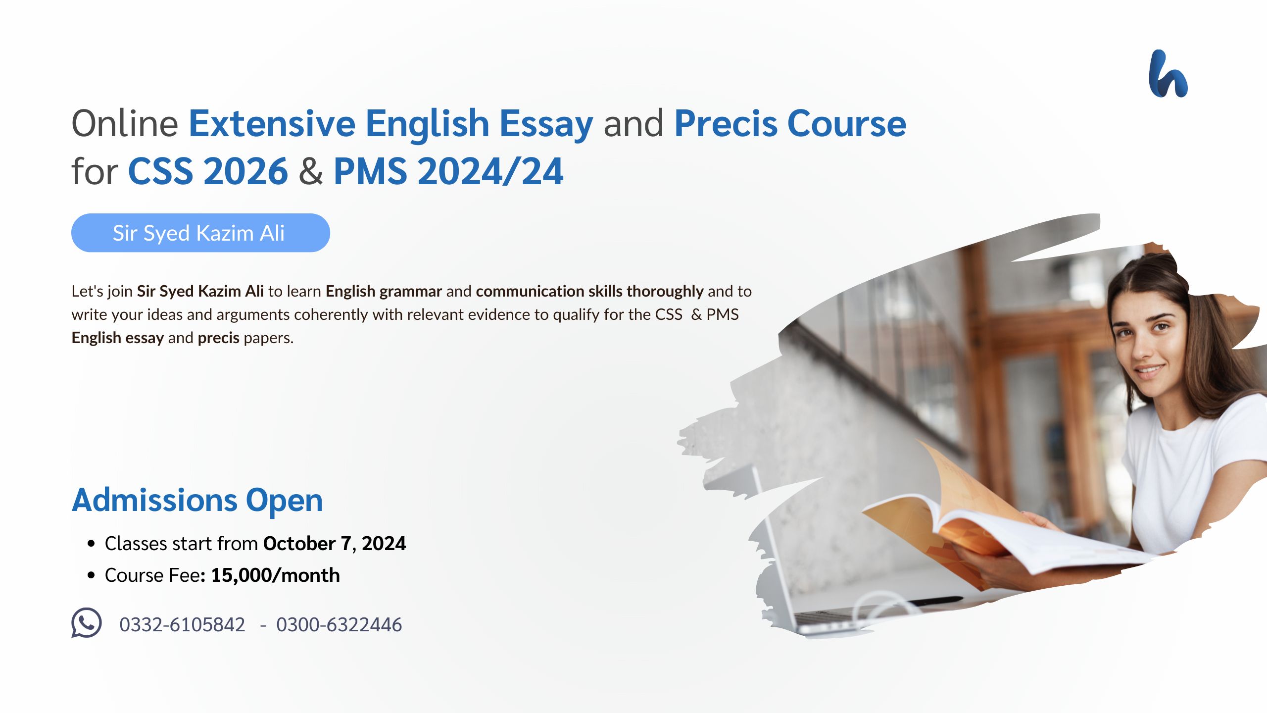 Extensive English Essay and Precis Course for CSS 2026 and PMS