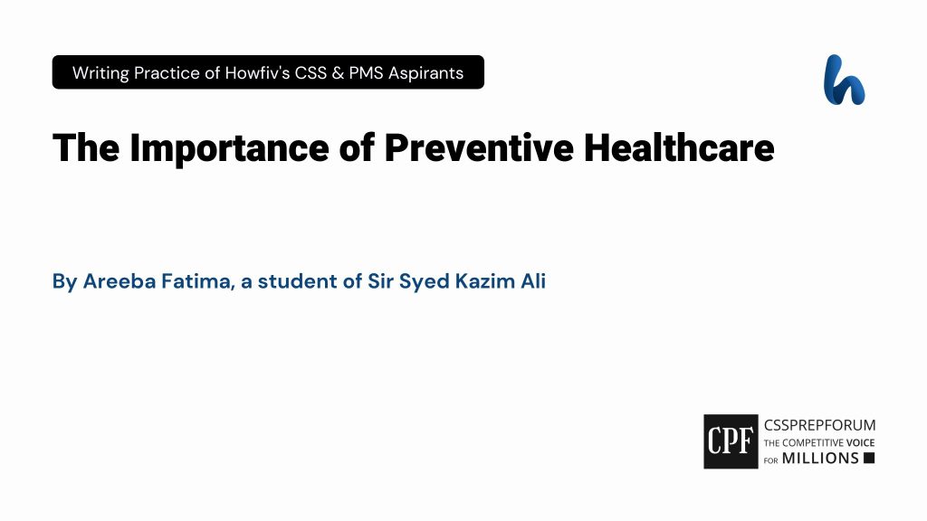 The Importance of Preventive Healthcare