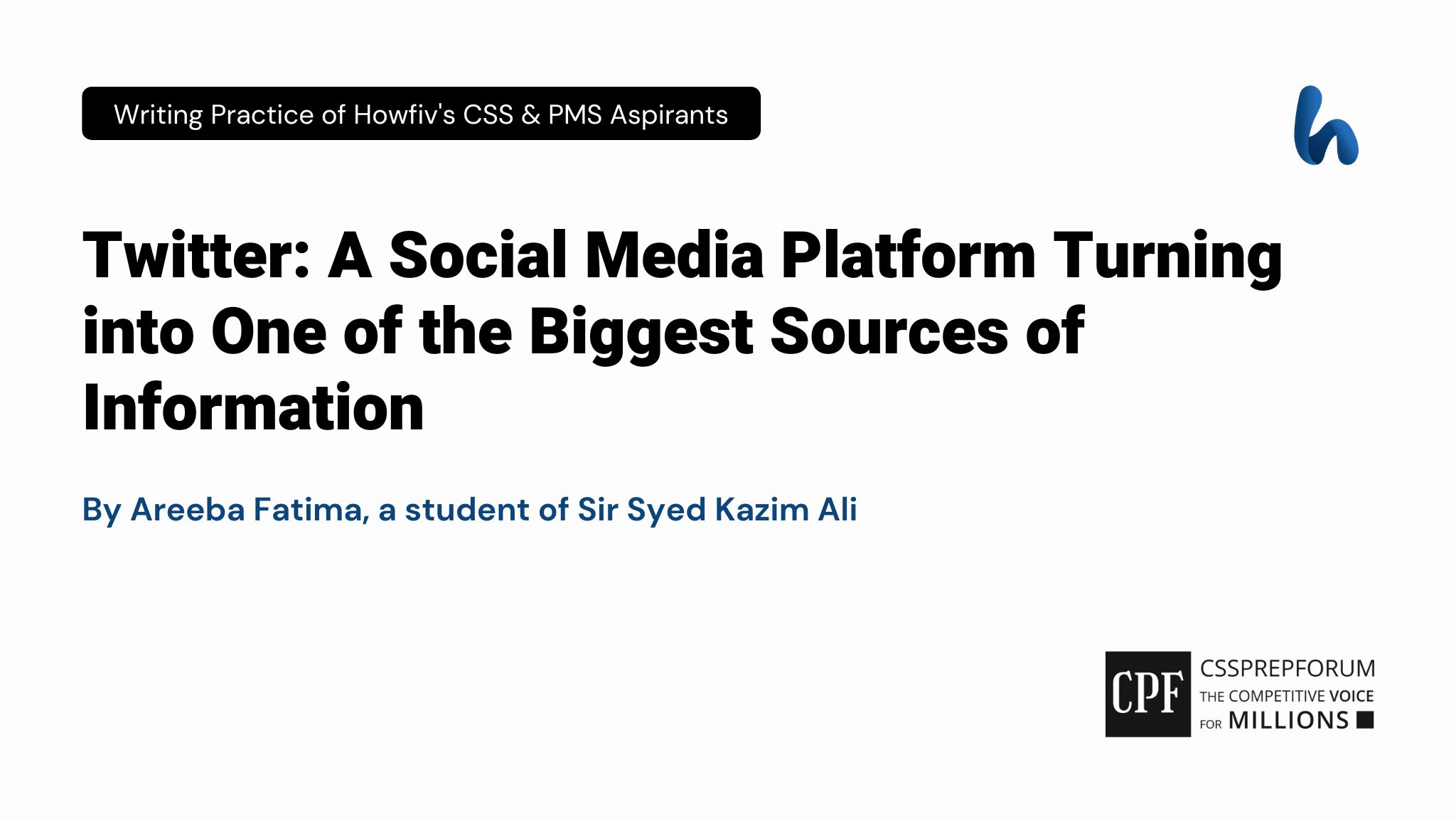 Twitter: A Social Media Platform Turning into One of the Biggest Sources of Information