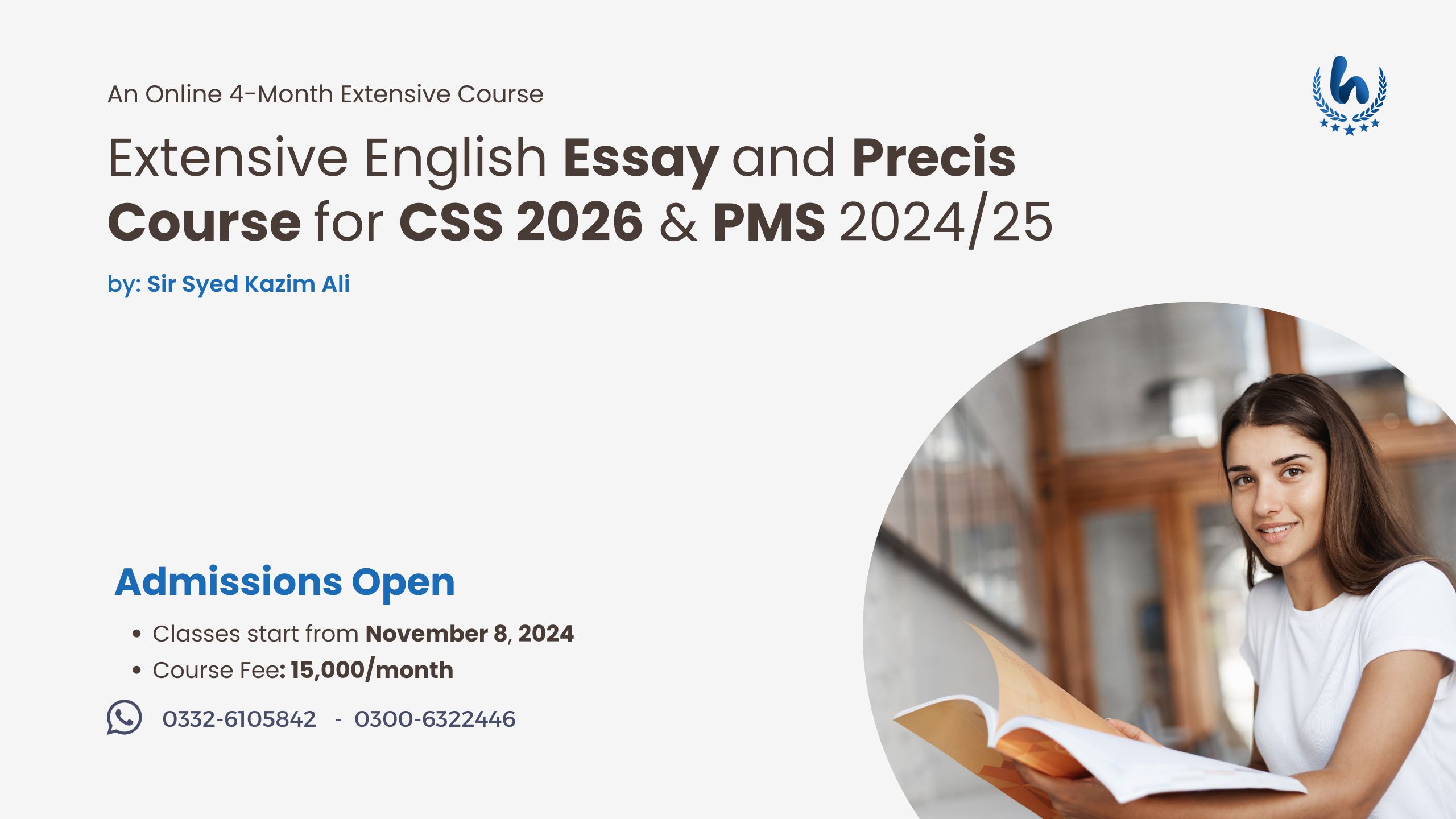 Extensive English Essay and Precis Course for CSS