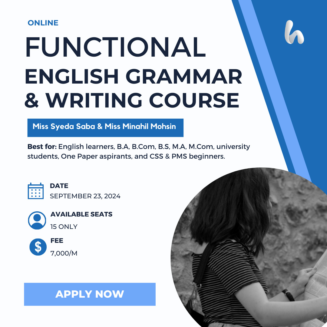 Functional English Grammer & Writing Course