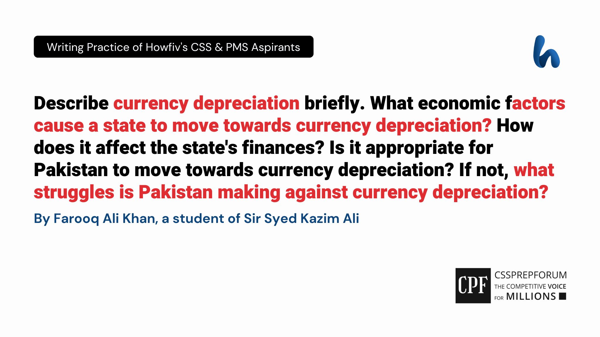 Currency Depreciation and its Relation with Pakistan's Economy