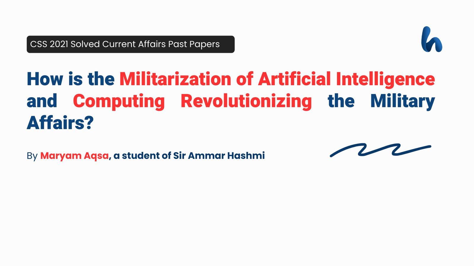 How is the Militarization of Artificial Intelligence and Computing Revolutionizing the Military Affairs