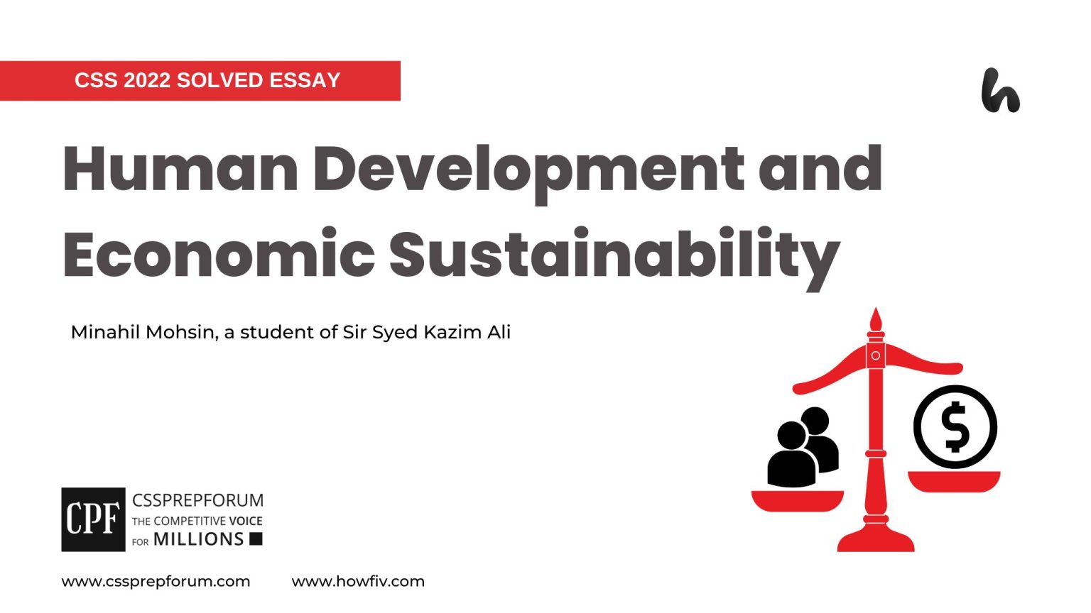 essay on human development and economic sustainability