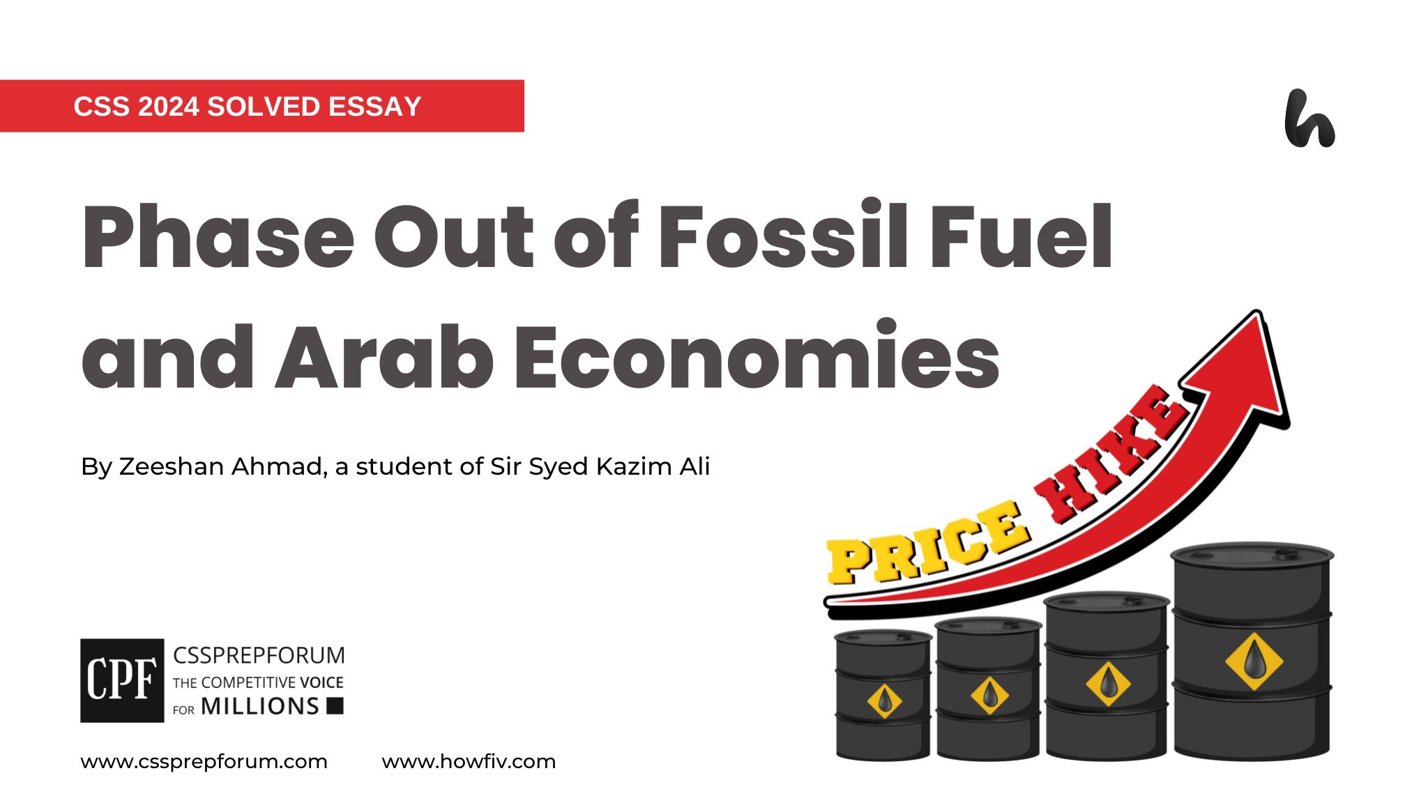 Phase Out of Fossil Fuel and Arab Economies by Zeeshan Ahmad