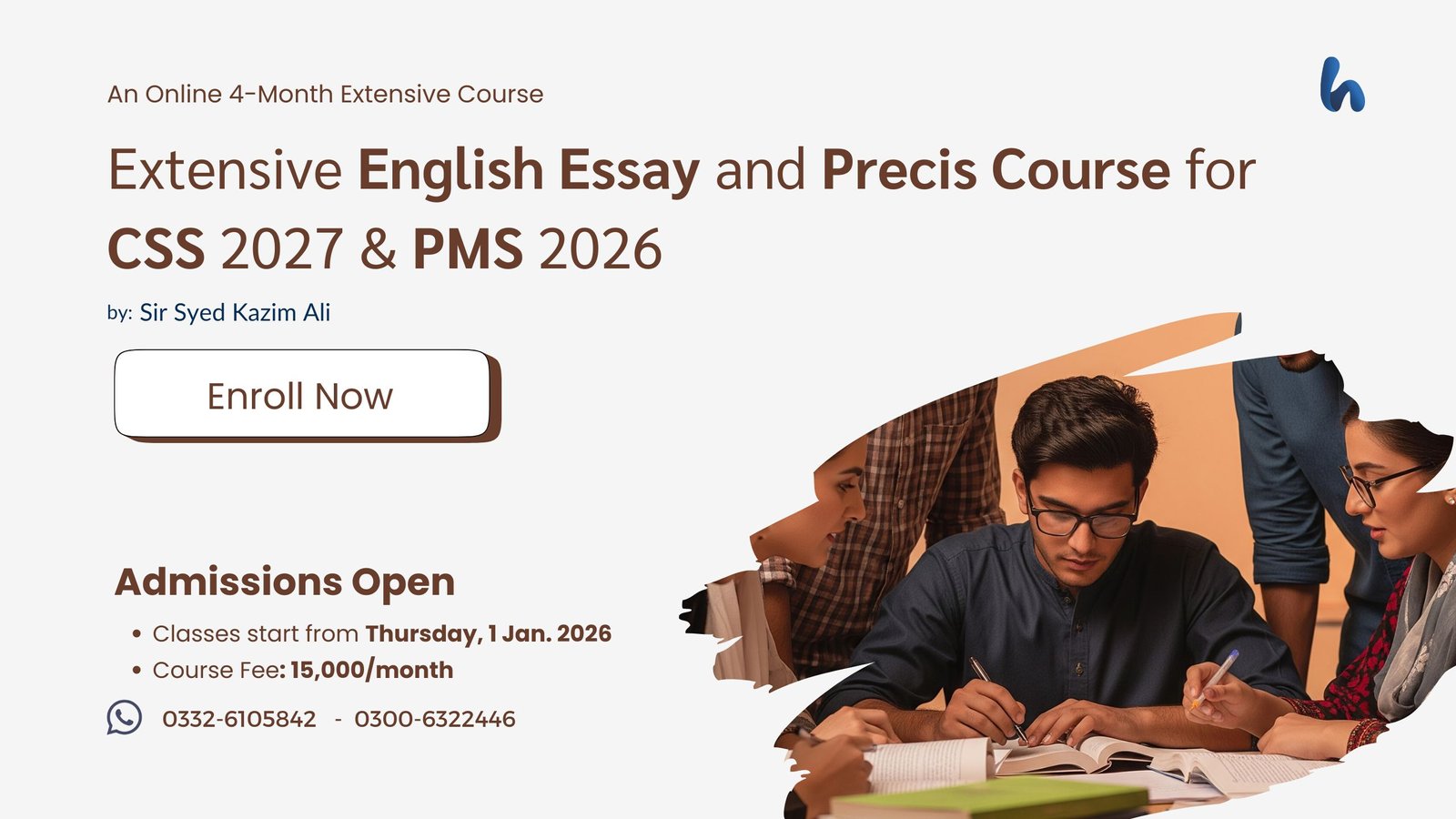 CSS English Essay and Precis Course