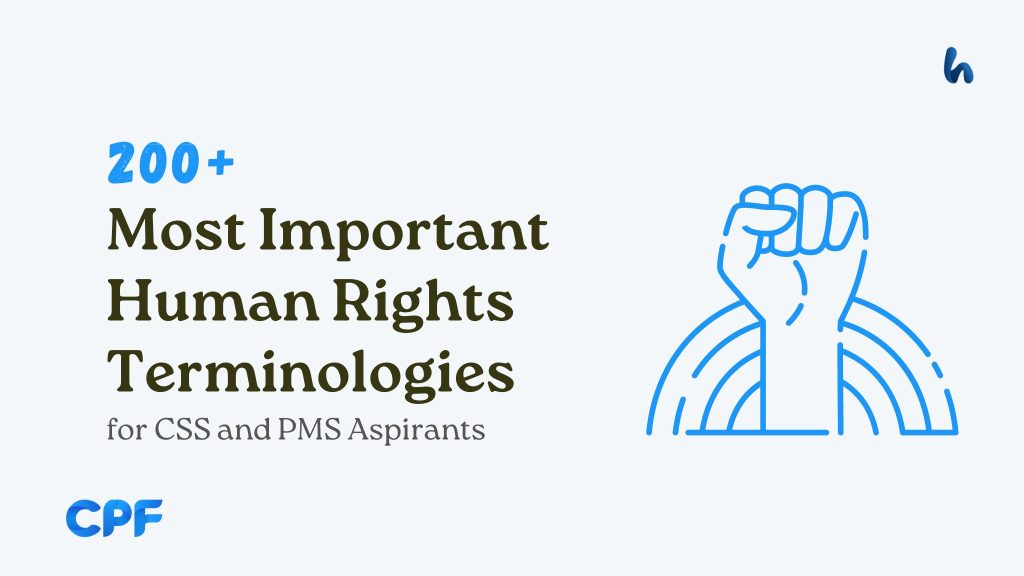 Most Important Human Rights Terminologies