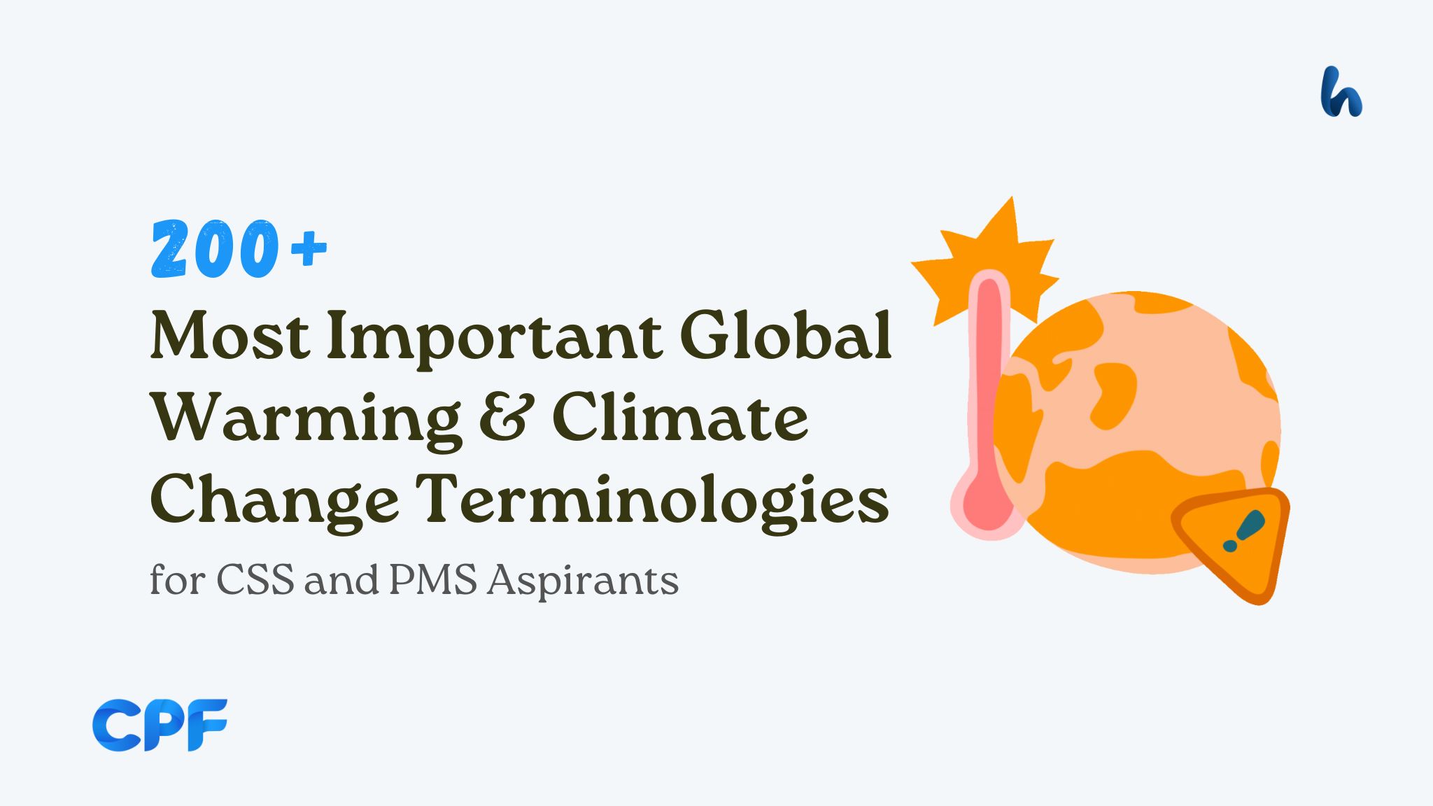 Most Important Climate Change and Global Warming Terminologies