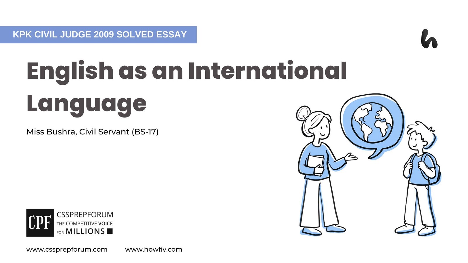 English as an International Language by Miss Bushra