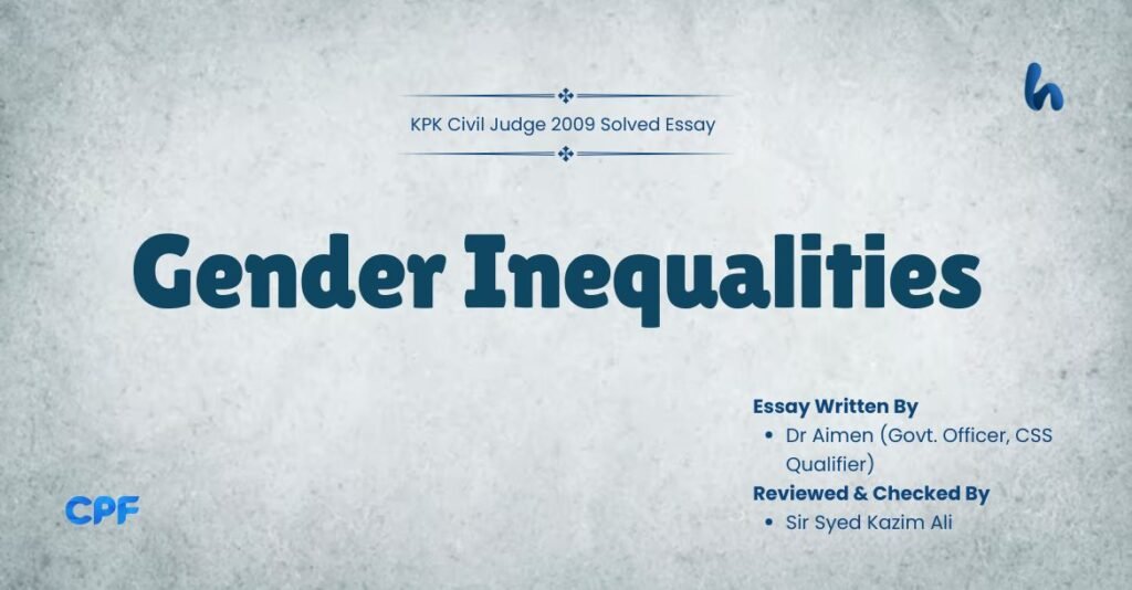 Gender Inequalities