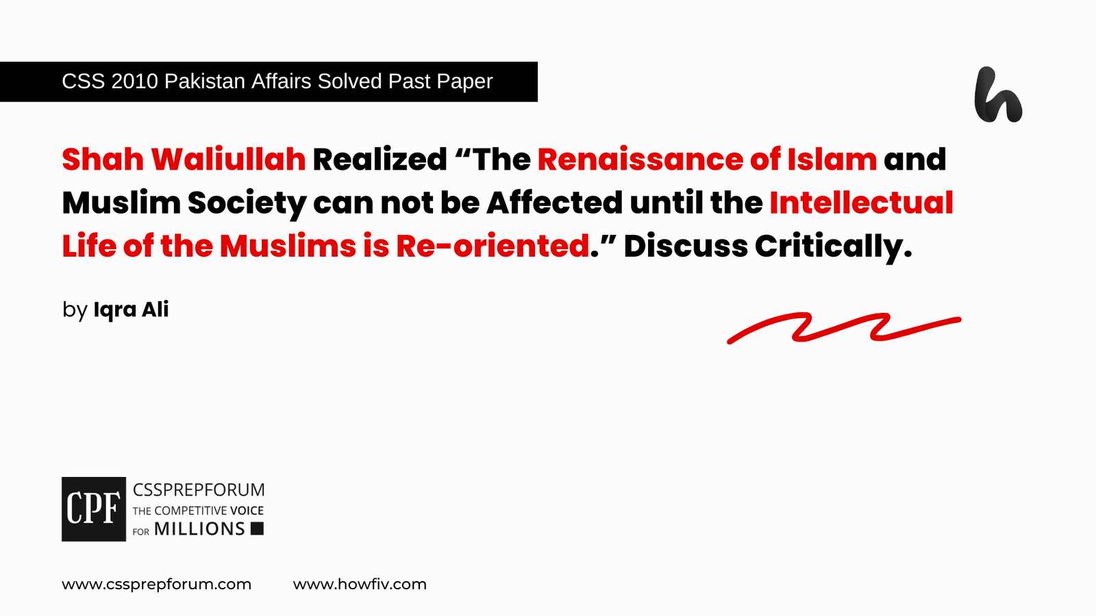 The Renaissance of Islam and Intellectual Life of Muslim