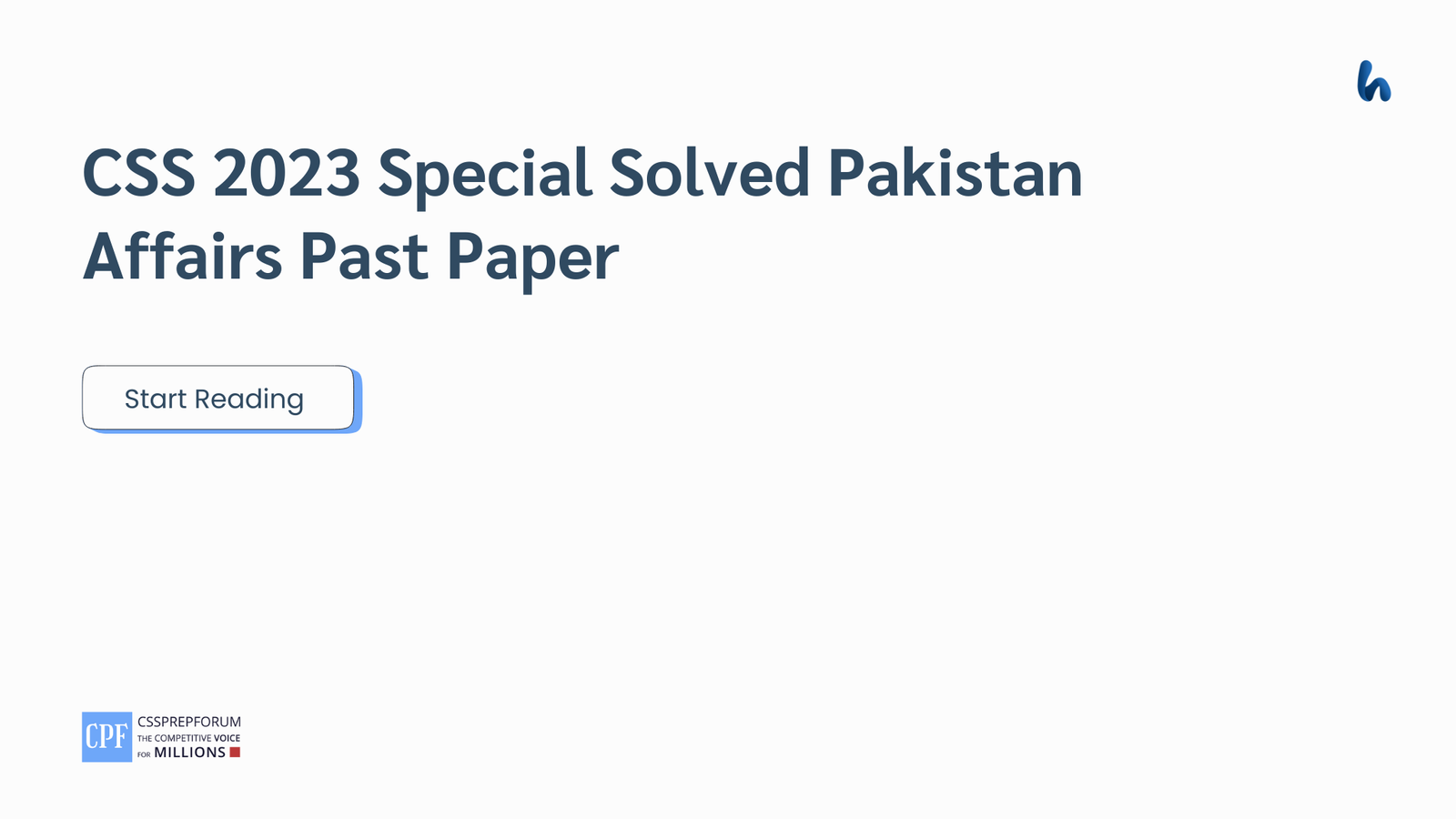 CSS 2023 Special Solved Pakistan Affairs Past Paper