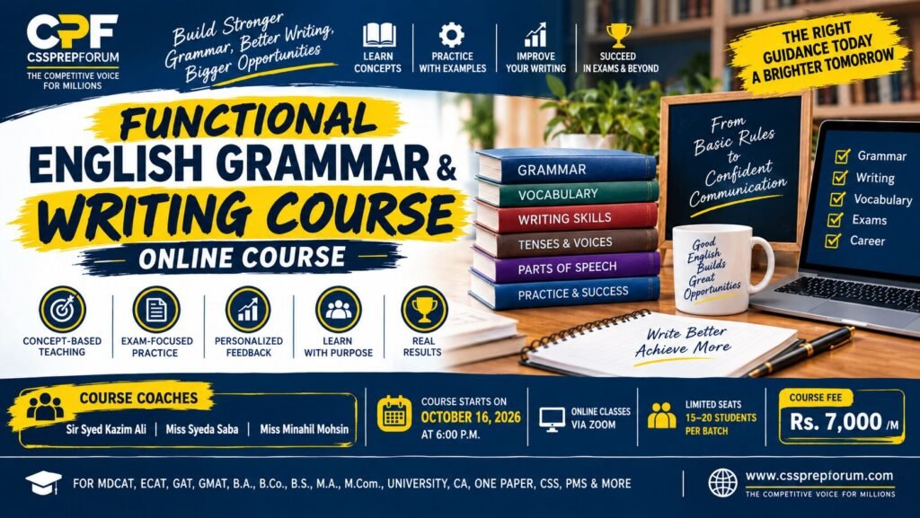Online Functional English Grammar and Writing Course