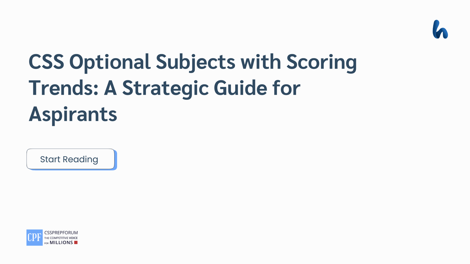 CSS Optional Subjects with Scoring Trends: A Strategic Guide for Aspirants