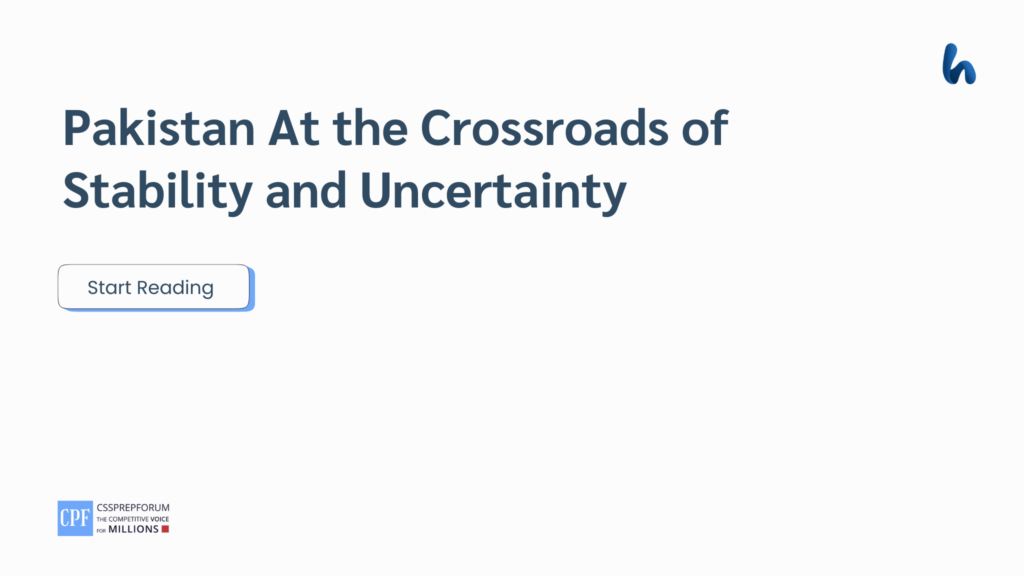 Pakistan Domestic Challenges 2026: At the Crossroads of Stability and Uncertainty