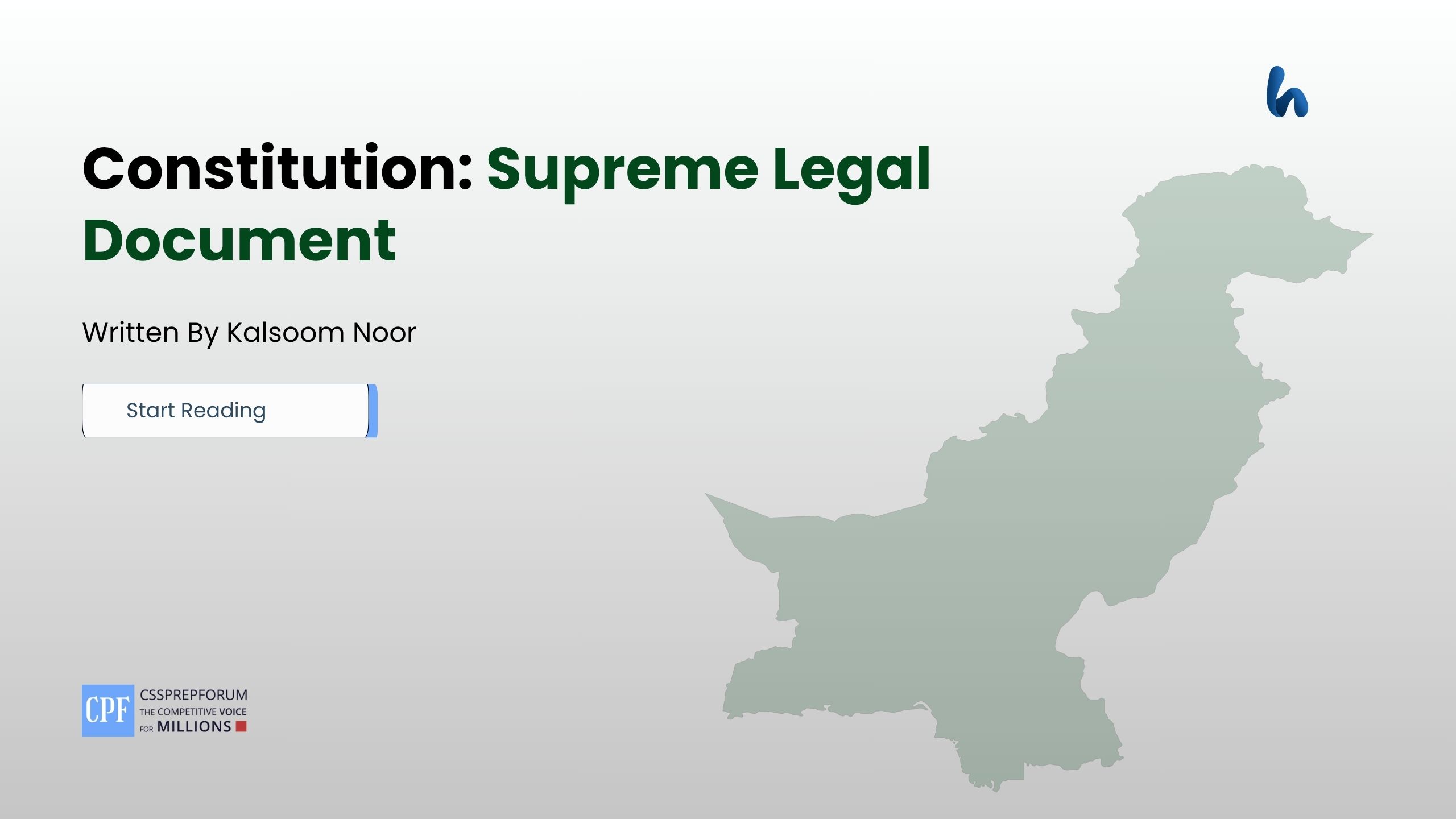 Constitution: Supreme Legal Document