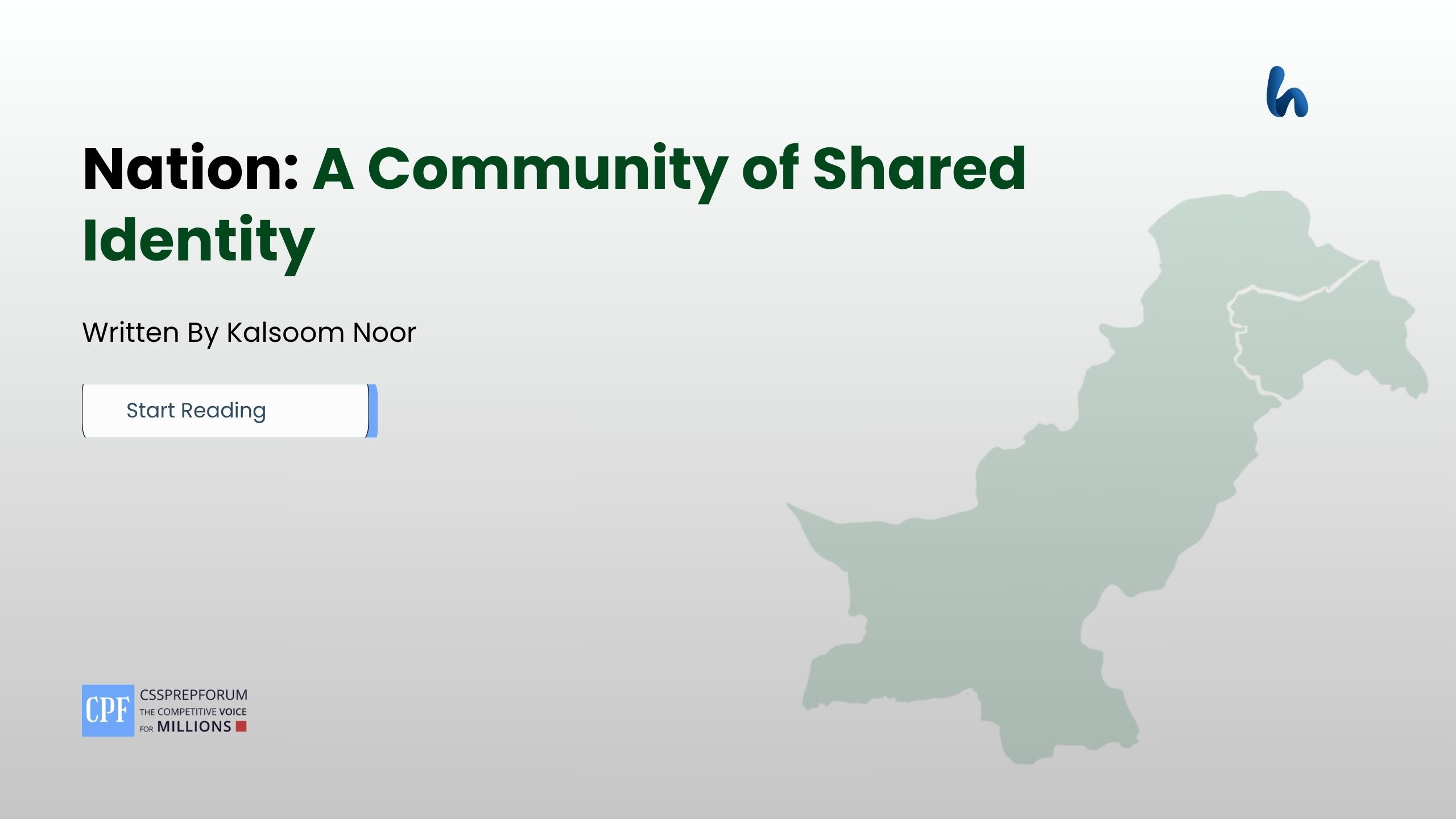 Nation: A Community of Shared Identity