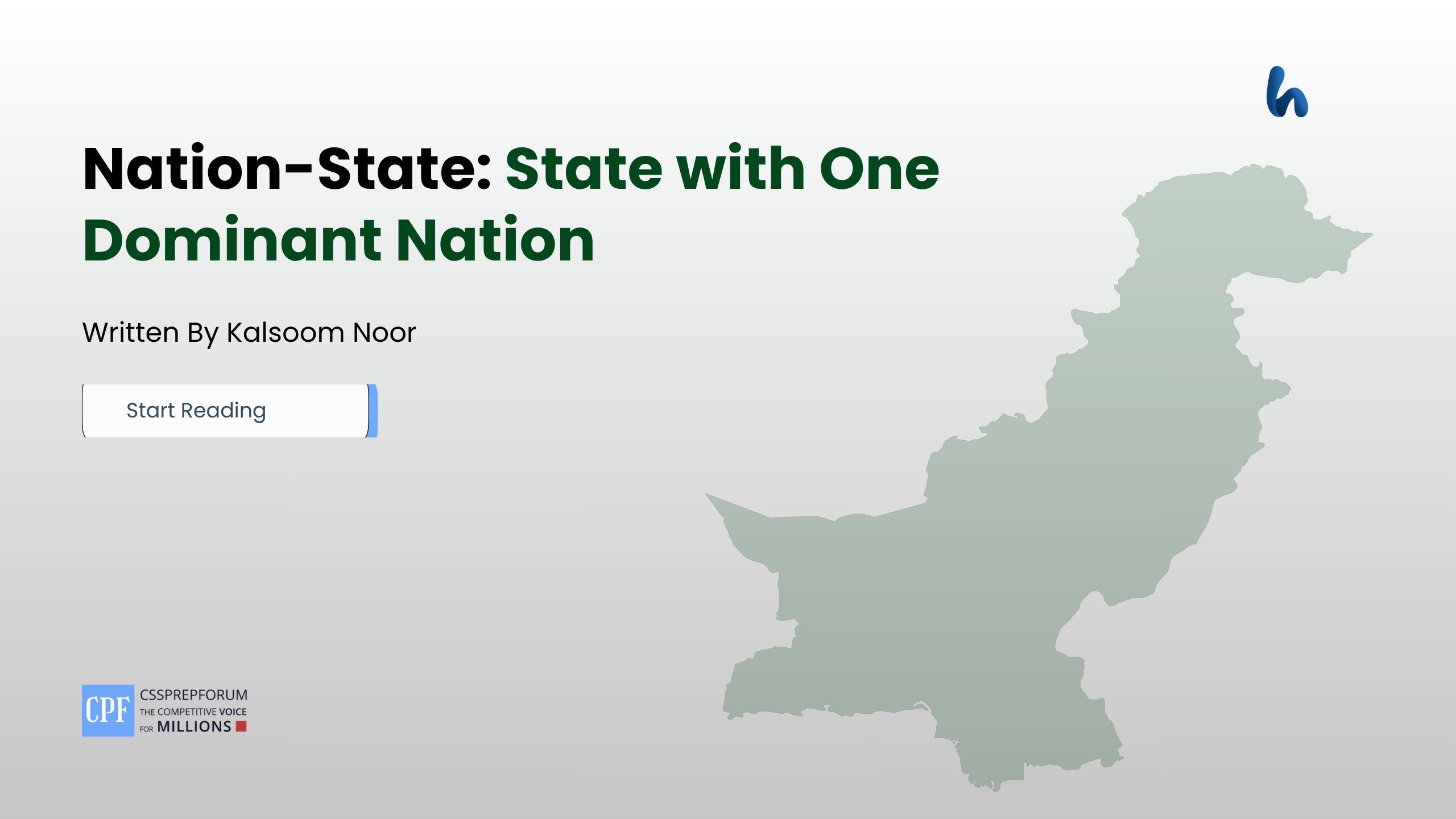 Nation-State: State with One Dominant Nation