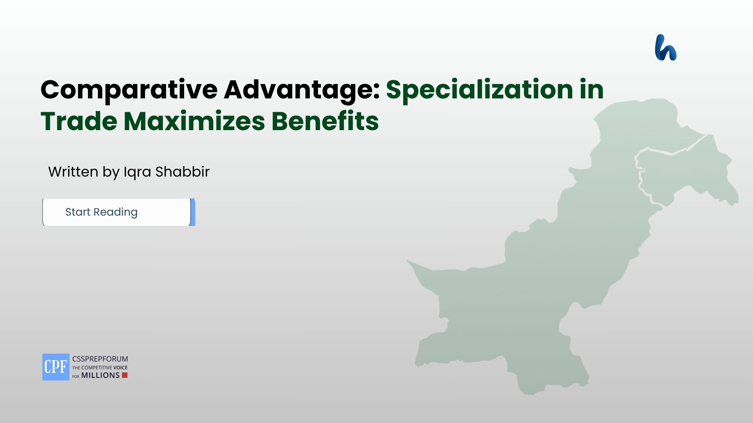 Comparative Advantage: Specialization in Trade Maximizes Benefits