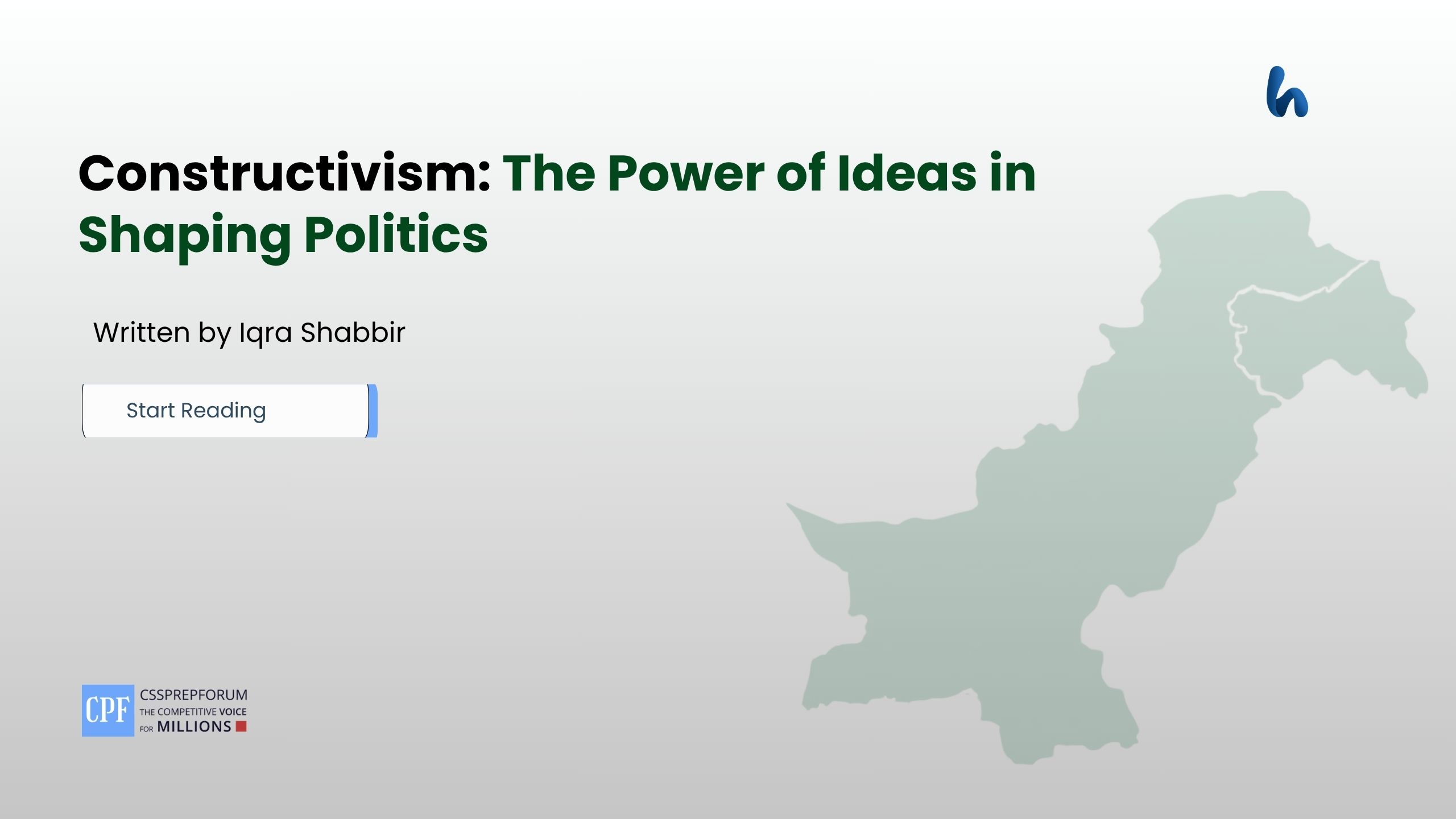Constructivism: The Power of Ideas in Shaping Politics