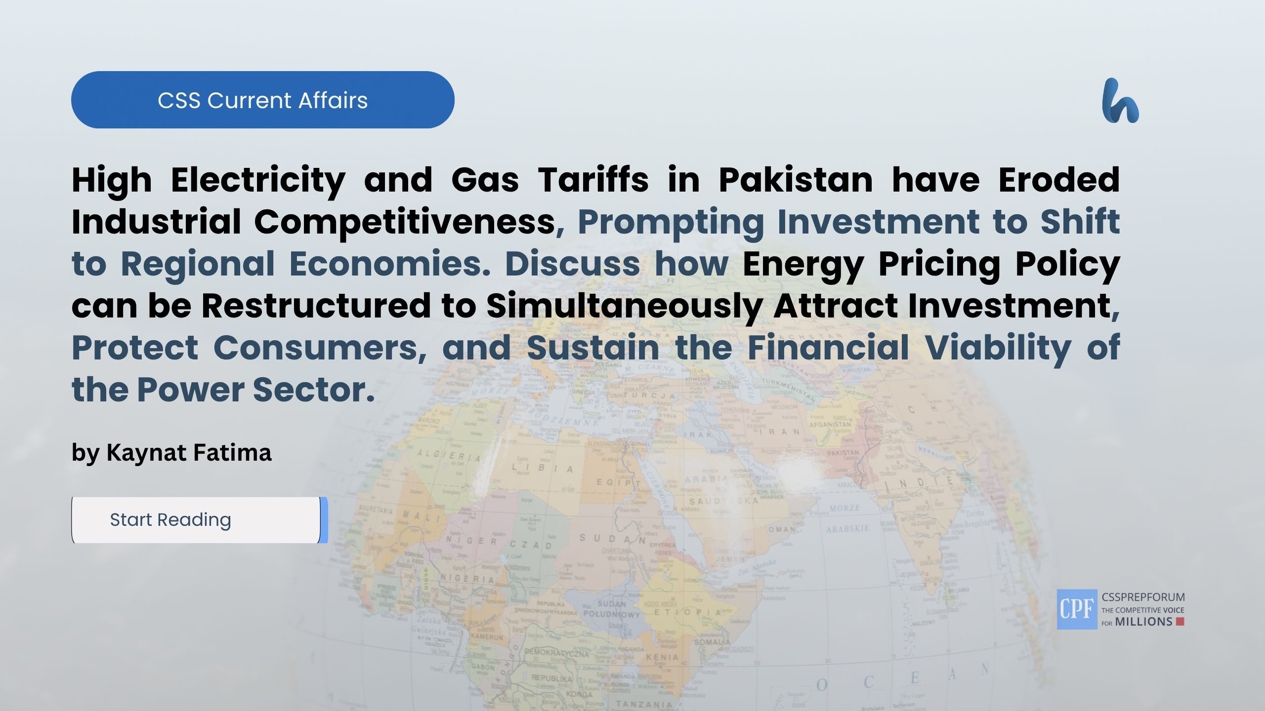 High Electricity and Gas Tariffs in Pakistan have Eroded Industrial Competitiveness