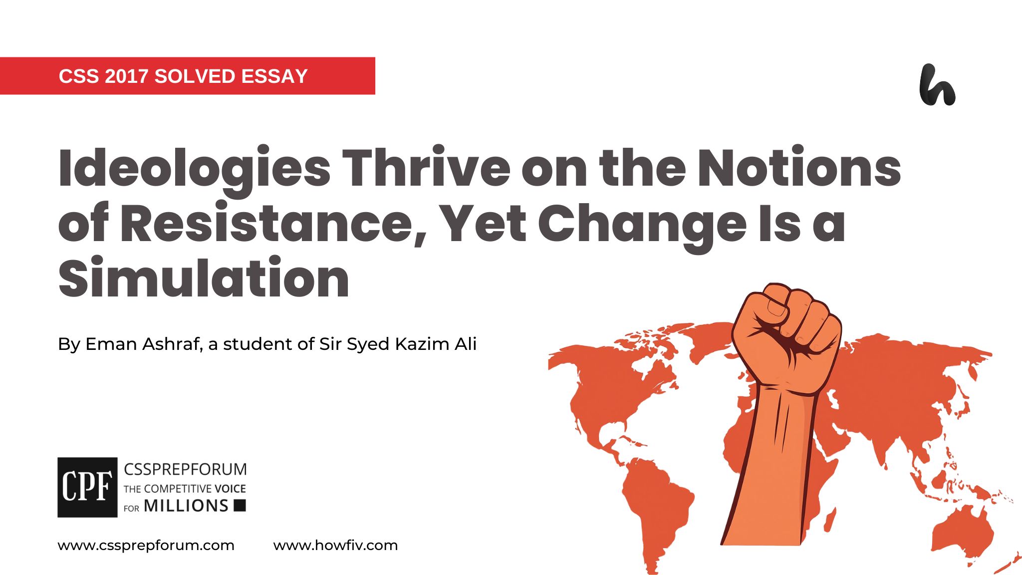 Ideologies Thrive on the Notions of Resistance, Yet Change Is a Simulation by Eman Ashraf