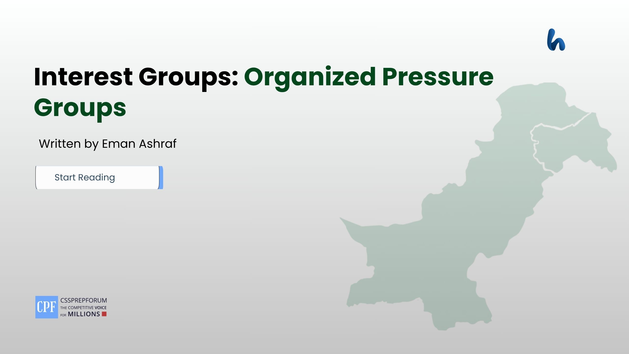 Interest Groups: Organized Pressure Groups