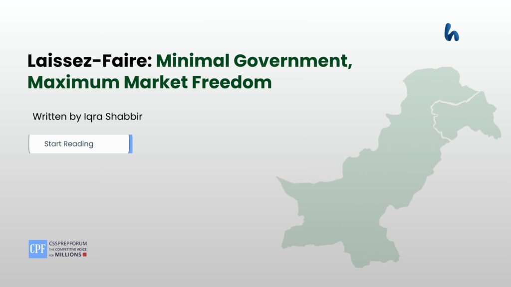 Laissez-Faire: Minimal Government, Maximum Market Freedom