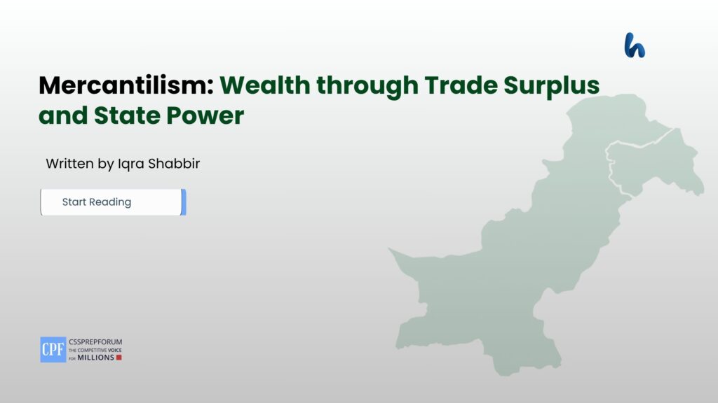 Mercantilism: Wealth through Trade Surplus and State Power