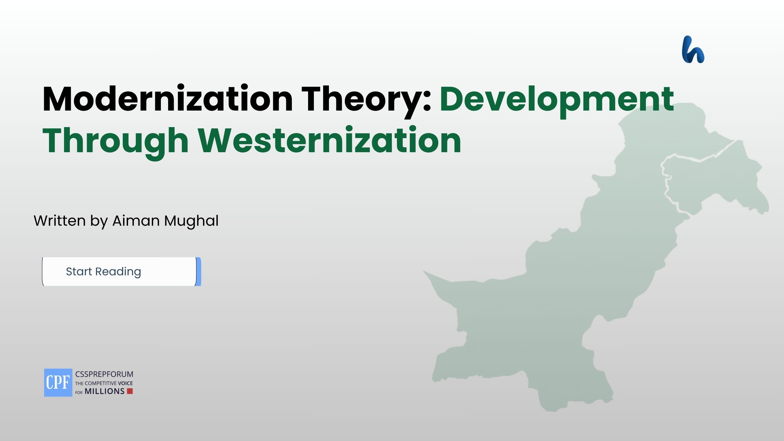 Modernization Theory: Development Through Westernization