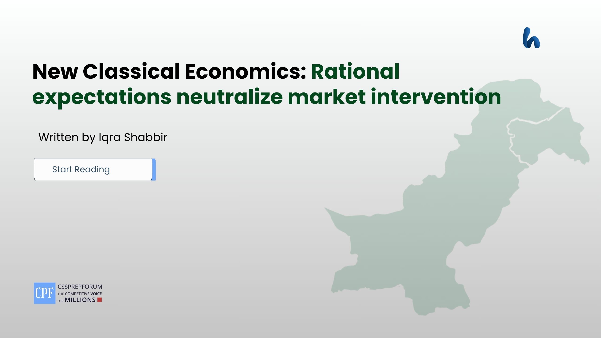 New Classical Economics: Rational expectations neutralize market intervention