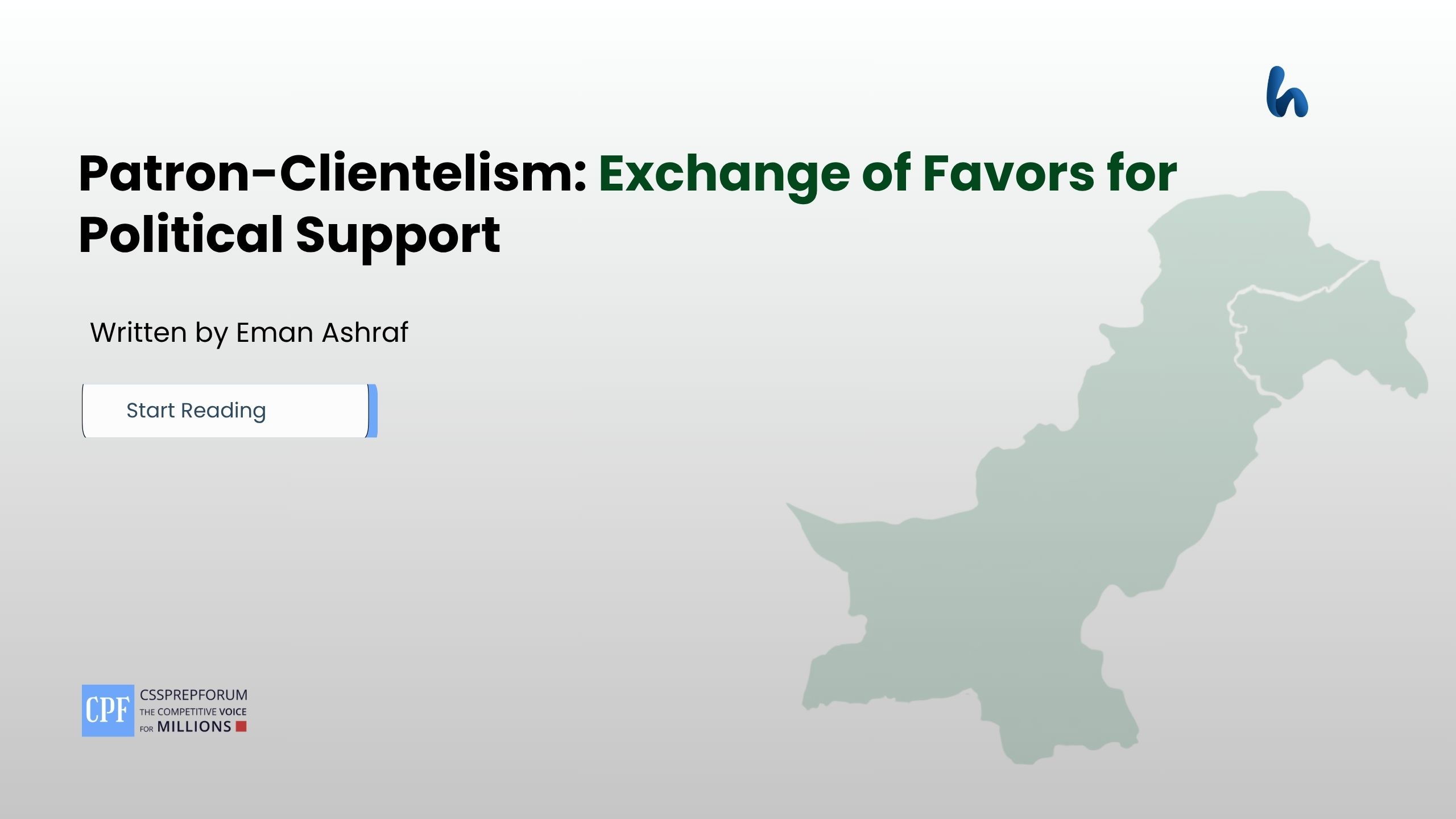 Patron-Clientelism: Exchange of Favors for Political Support