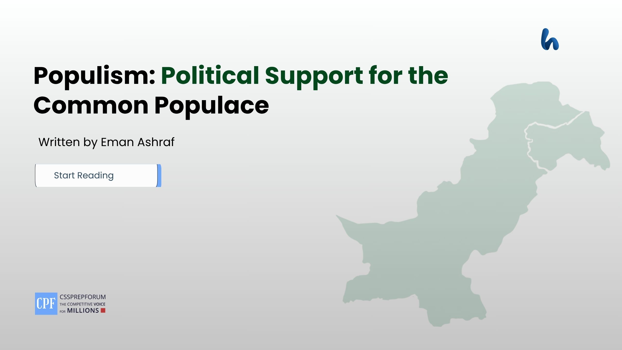 Populism: Political Support for the Common Populace