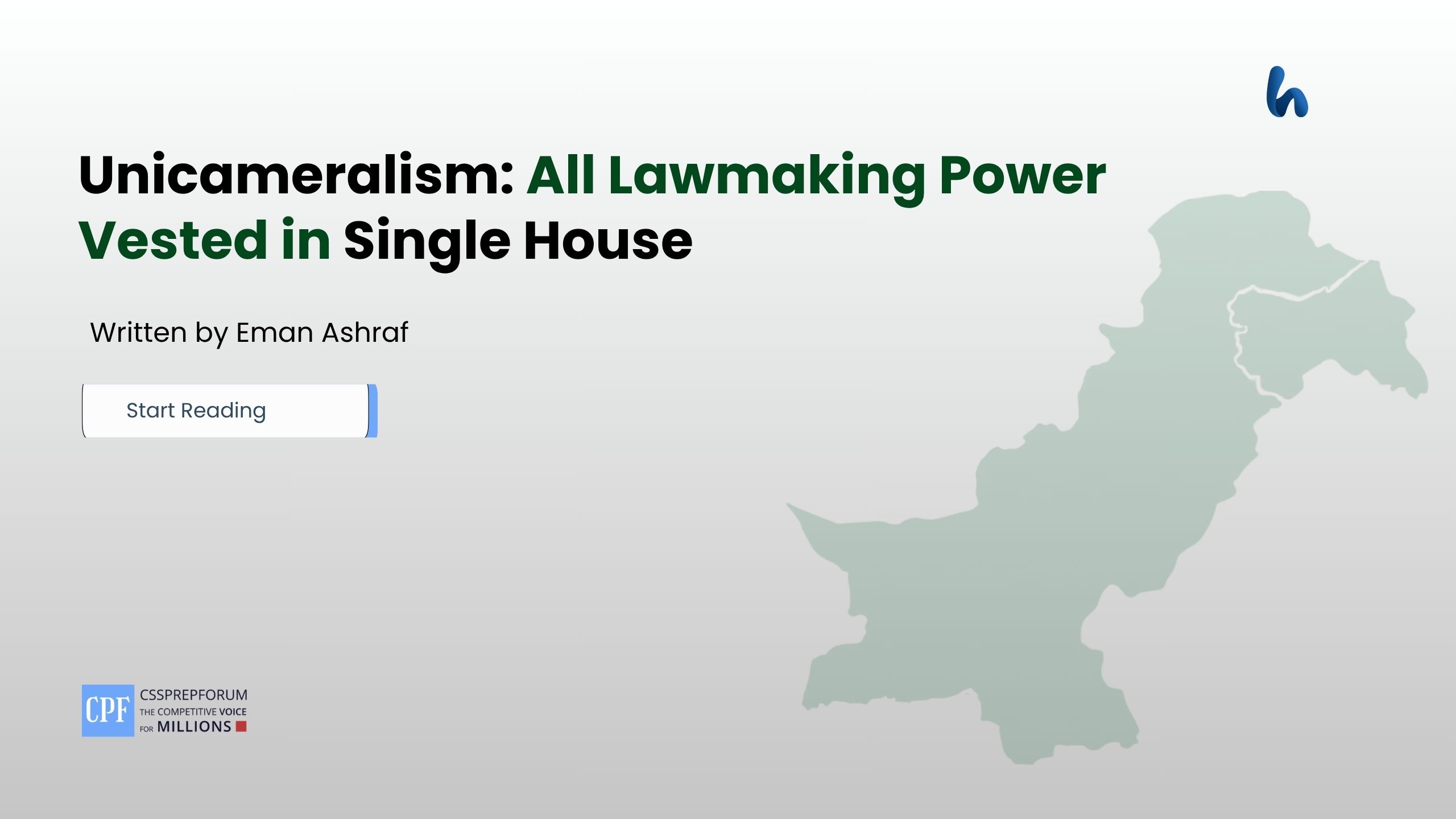 Unicameralism: All Lawmaking Power Vested in Single House