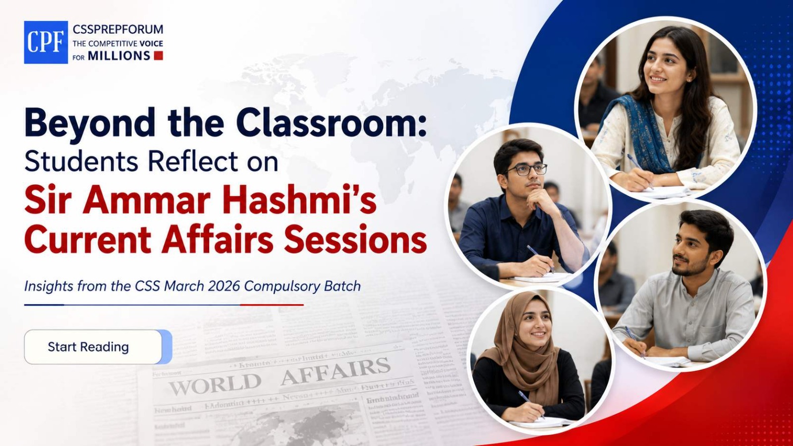Beyond the Classroom: Students Reflect on Sir Ammar Hashmi's Current Affairs Sessions