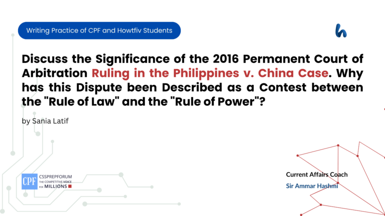 Ruling of the Philippines v. China Case in PCA